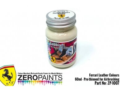 Zero Paints - Ferrari Sabbia (Creme) Leather, 60ml, ZP-1007