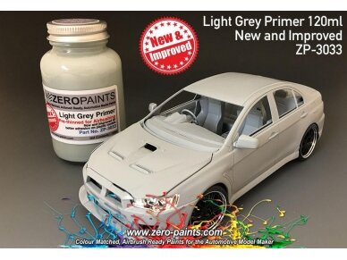 Zero Paints - Light Grey Primer 120ml. ZP-3033