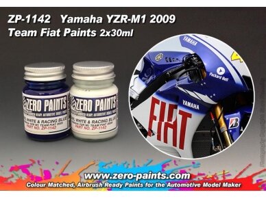 Zero Paints - Yamaha YZR-M1 Team Fiat 2009, 60ml, ZP-1142