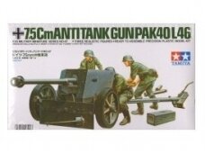 Tamiya - 7,5cm ANTI–TANK GUN (PAK40/L46), 1/35, 35047 Tamiya - 7,5cm ANTI–TANK GUN (PAK40/L46), 1/35, 35047