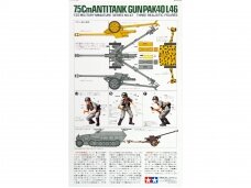 Tamiya - 7,5cm ANTI–TANK GUN (PAK40/L46), 1/35, 35047 Tamiya - 7,5cm ANTI–TANK GUN (PAK40/L46), 1/35, 35047